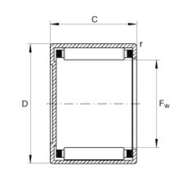 Rodamiento BCE128 INA #1 image