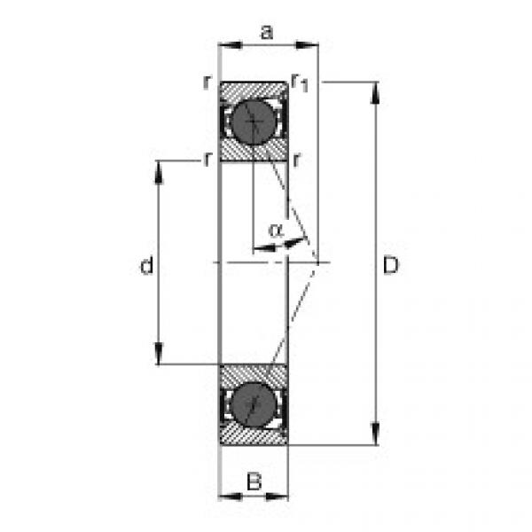 Rodamiento HCB71911-E-2RSD-T-P4S FAG #1 image