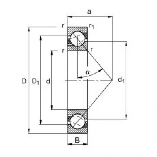 Rodamiento 71812-B-TVH FAG #1 image