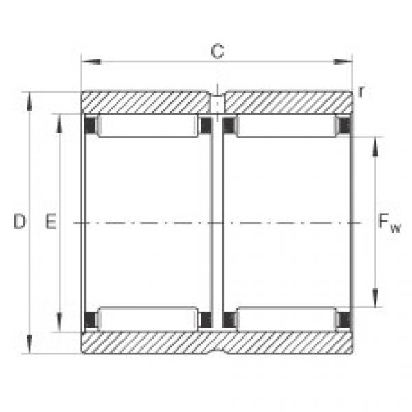 Rodamiento RNAO40X55X40-ZW-ASR1 INA #1 image