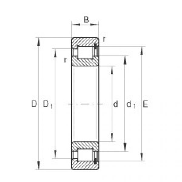 Rodamiento SL182915 INA #1 image