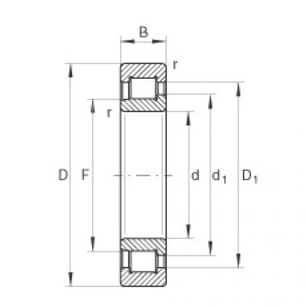 Rodamiento SL192344-TB INA #1 image