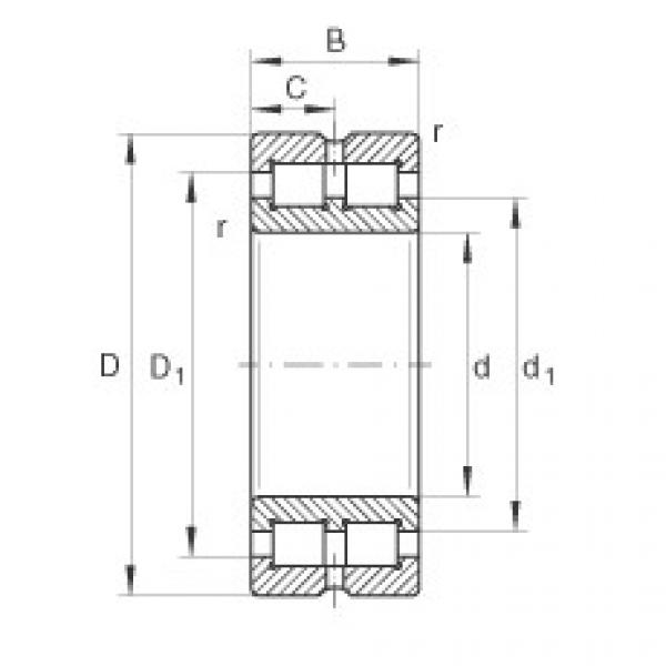 Rodamiento SL014914 INA #1 image