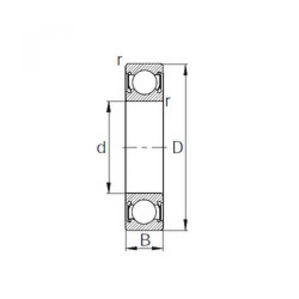 Rodamiento 6018-2RS CYSD #1 image