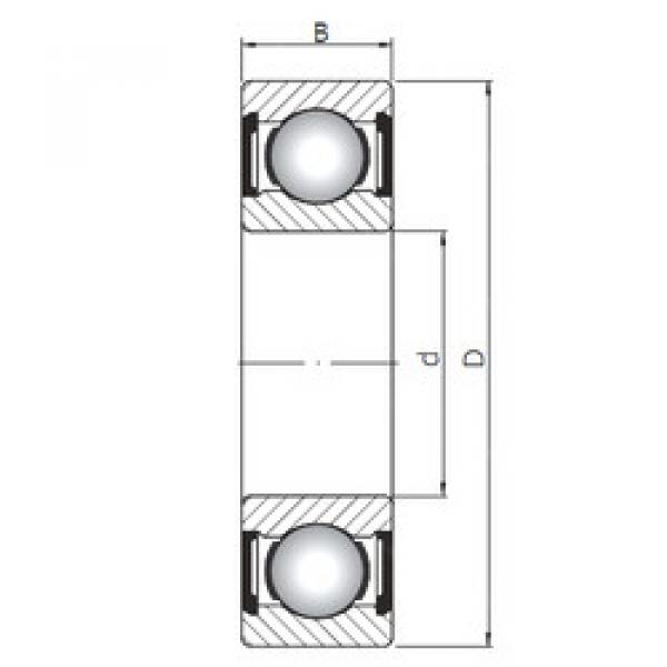 Rodamiento 6012 ZZ ISO #1 image