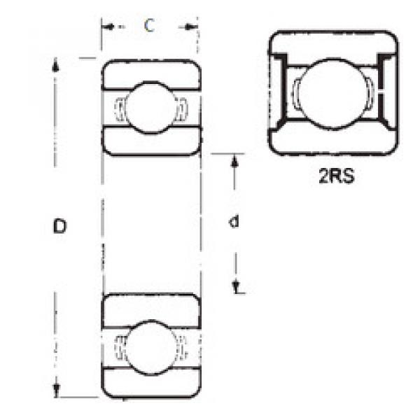 Rodamiento 16007-2RS FBJ #1 image