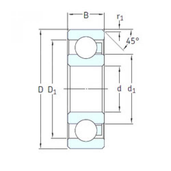 Rodamiento 6305/HR11TN SKF #1 image