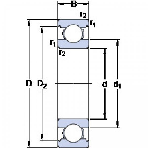 Rodamiento W 6008 SKF #1 image