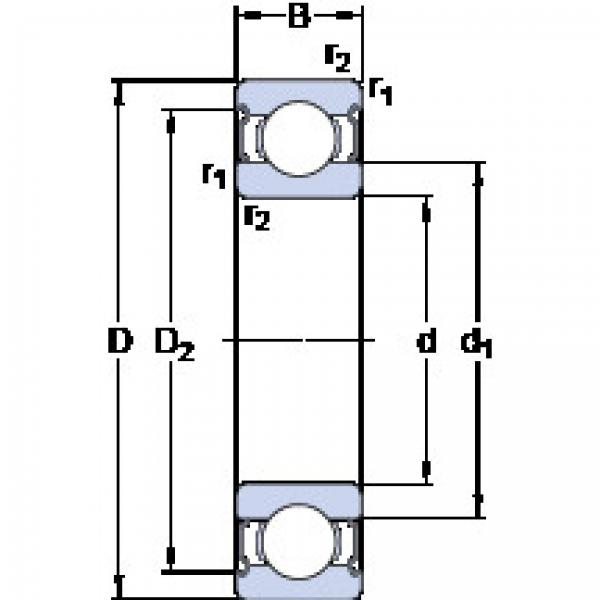 Rodamiento E2.6305-2Z SKF #1 image