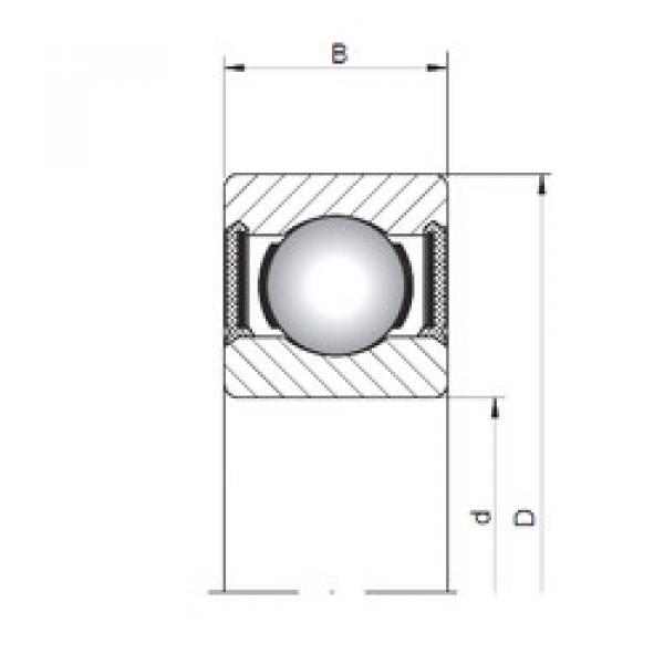 Rodamiento 60/1,5-2RS ISO #1 image