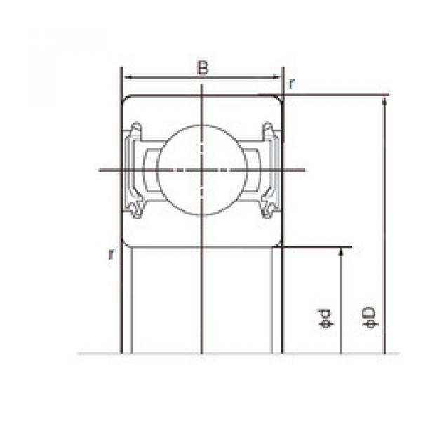 Rodamiento 6001-2NSE9 NACHI #1 image