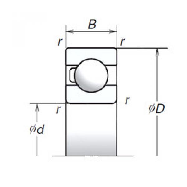 Rodamiento 6009T1X NSK #1 image