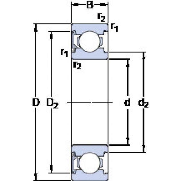 Rodamiento 6005-RSL SKF #1 image