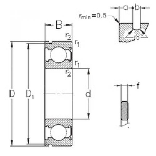 Rodamiento 6014-Z-NR NKE #1 image