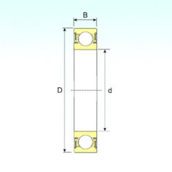 Rodamiento 61815-2RZ ISB #1 image