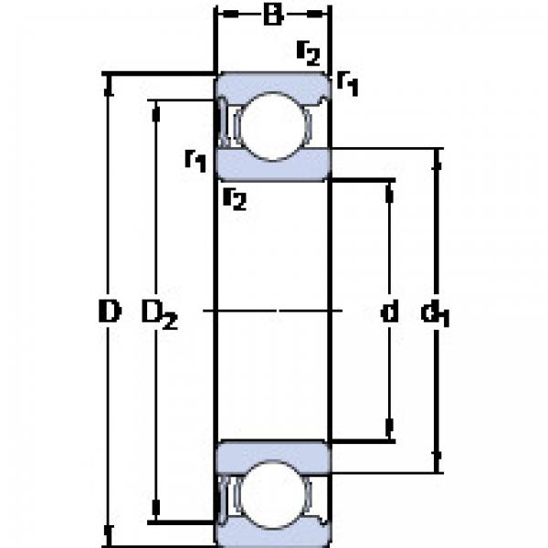 Rodamiento 6013-RS1 SKF #1 image