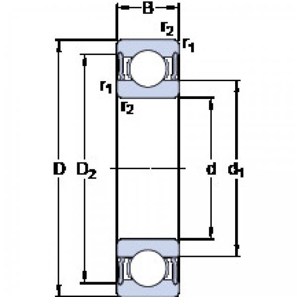 Rodamiento W 61907-2RS1 SKF #1 image