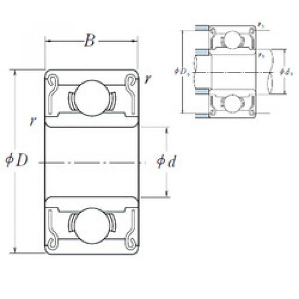 Rodamiento 606 ZZ NSK #1 image