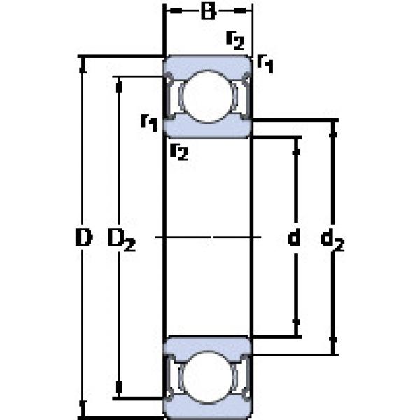 Rodamiento W 61802-2Z SKF #1 image