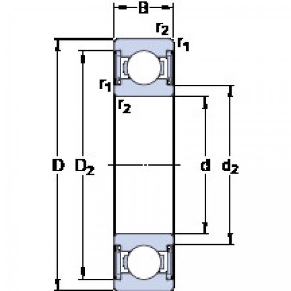 Rodamiento W 607-2RS1 SKF #1 image