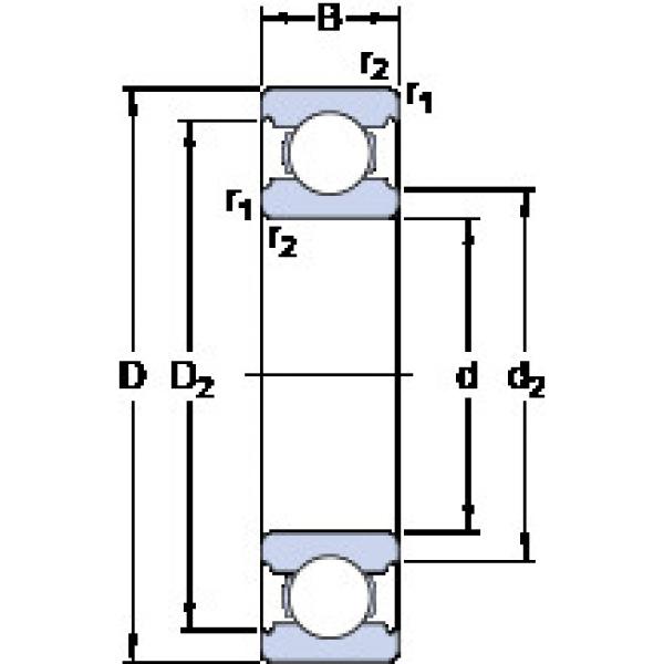 Rodamiento W 61800 SKF #1 image