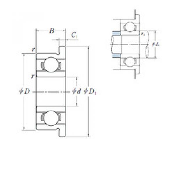 Rodamiento F685 NSK #1 image