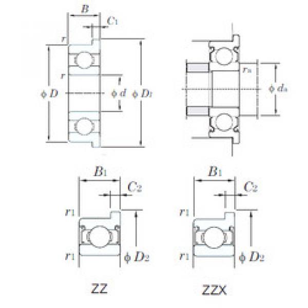 Rodamiento F605ZZ KOYO #1 image