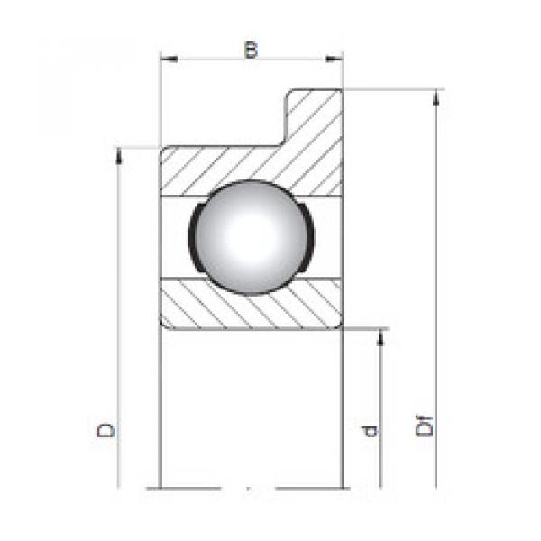 Rodamiento FL604 ISO #1 image