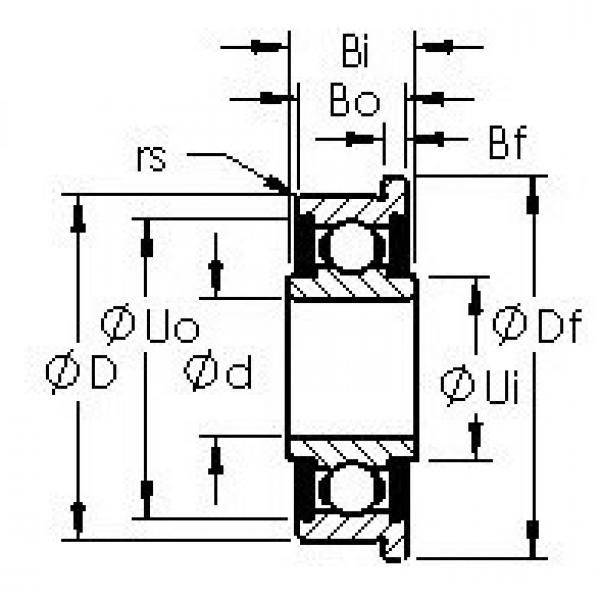 Rodamiento FR10-2RS AST #1 image