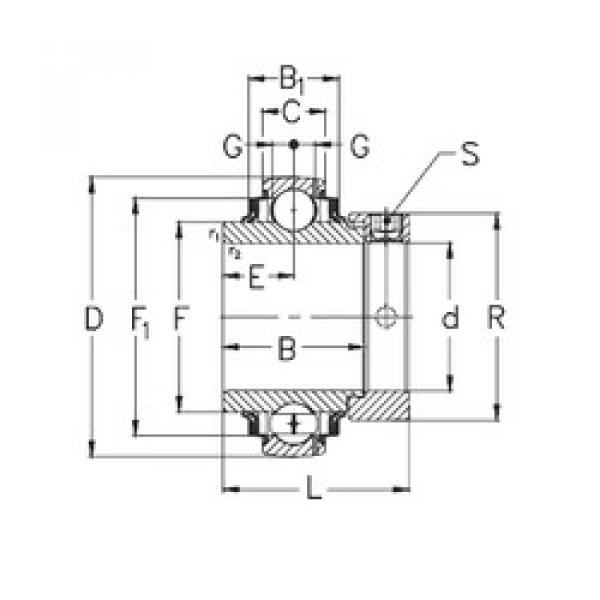 Rodamiento GE55-KRRB NKE #1 image