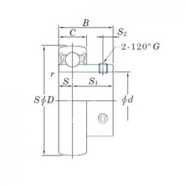 Rodamiento UC315 KOYO #1 image