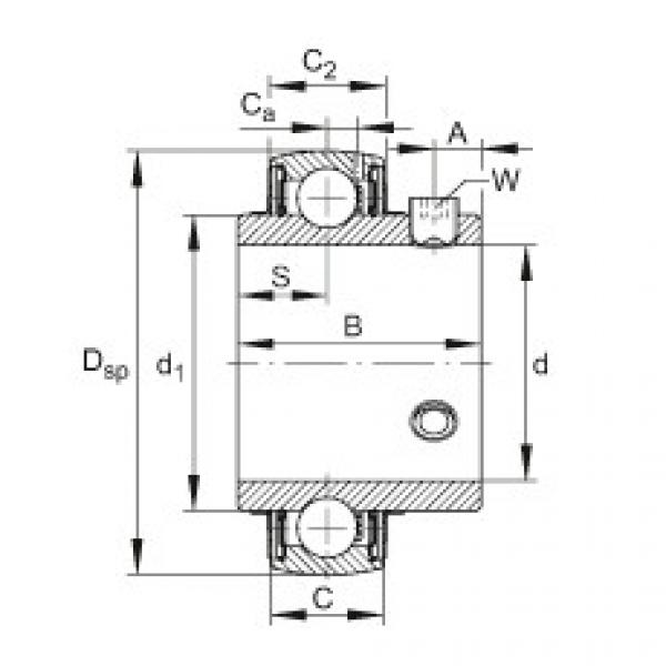 Rodamiento UC210-31 FAG #1 image