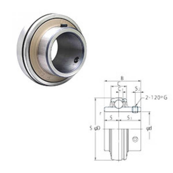 Rodamiento UC208 FYH #1 image