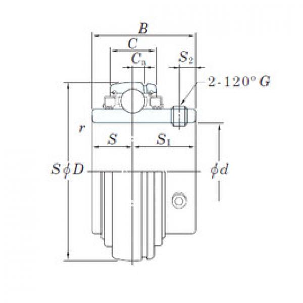 Rodamiento UC214L3 KOYO #1 image