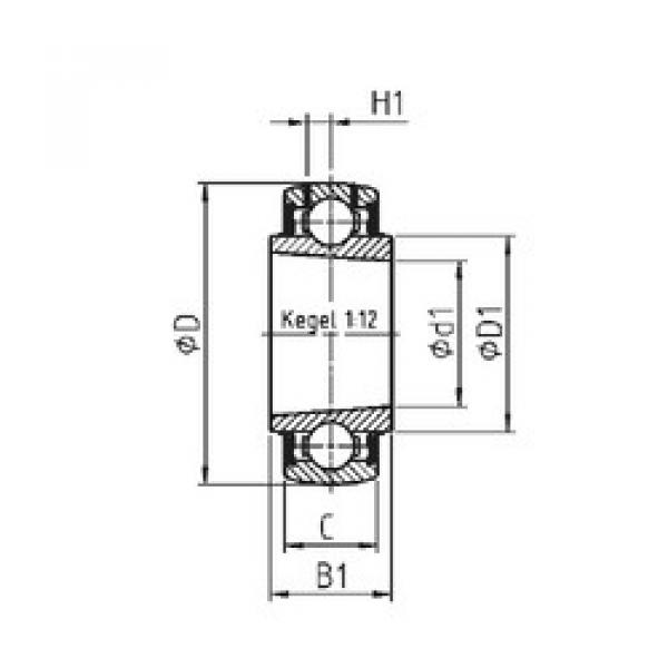 Rodamiento UK307 SNR #1 image