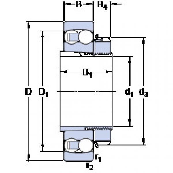 Rodamiento 1209 EKTN9 + H 209 SKF #1 image