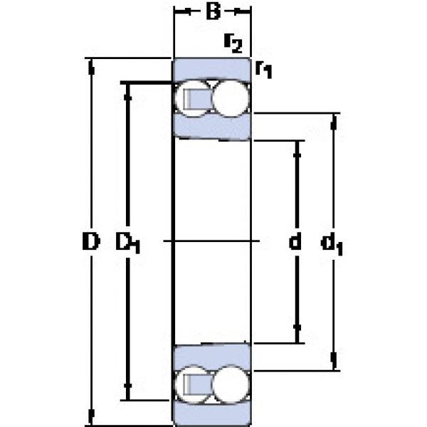 Rodamiento 1211 EKTN9 SKF #1 image