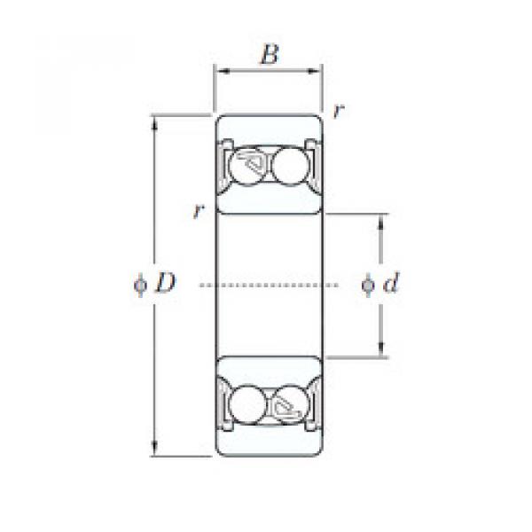 Rodamiento 2205-2RS KOYO #1 image