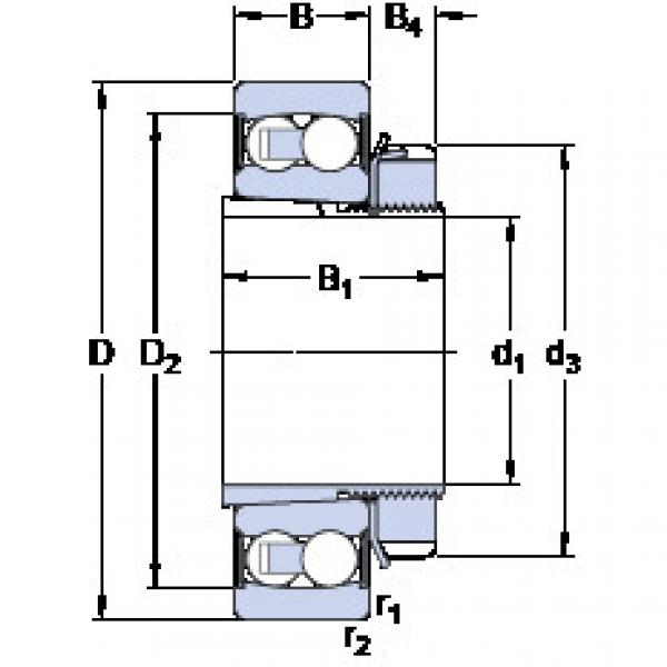 Rodamiento 2310 E-2RS1KTN9 + H 2310 SKF #1 image