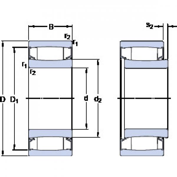 Rodamiento C 4136-2CS5V/GEM9 SKF #1 image