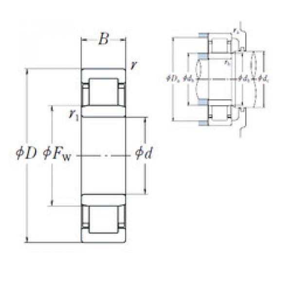 Rodamiento NU2204 NSK #1 image