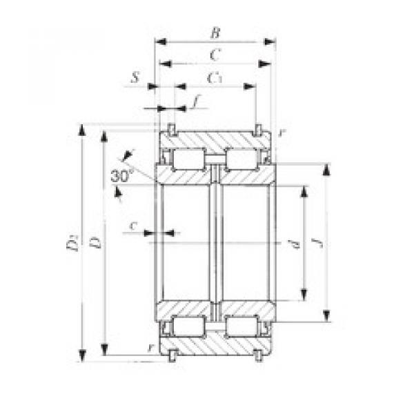 Rodamiento NAS 5026ZZNR IKO #1 image