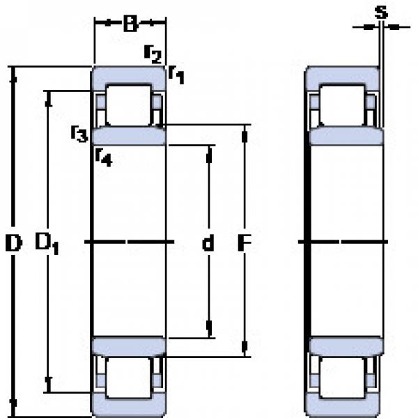 Rodamiento NU 211 ECM SKF #1 image