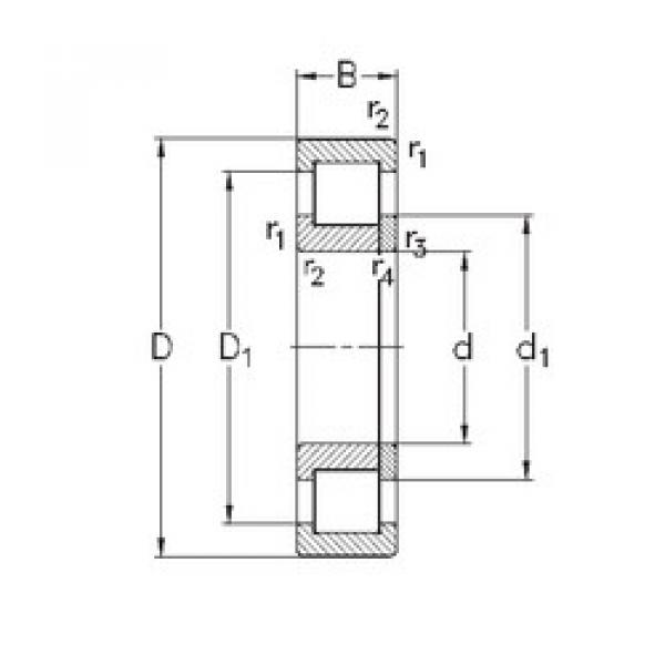 Rodamiento NUP211-E-MPA NKE #1 image