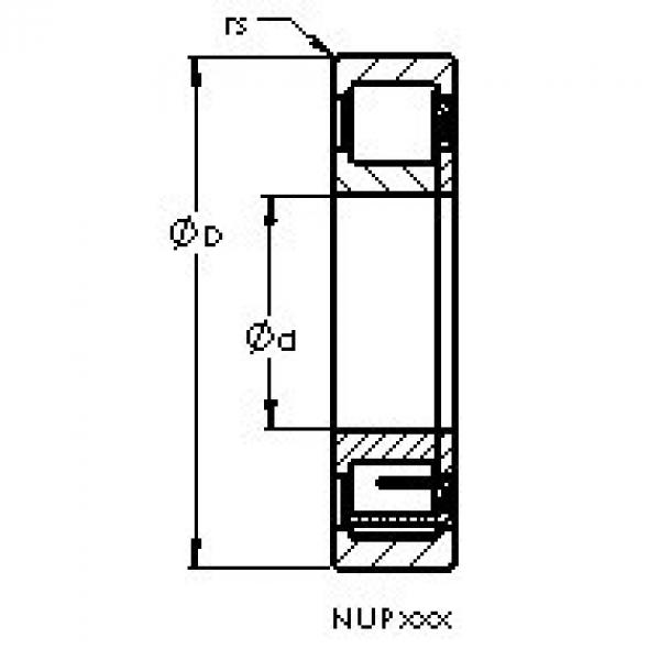 Rodamiento NUP2224 AST #1 image