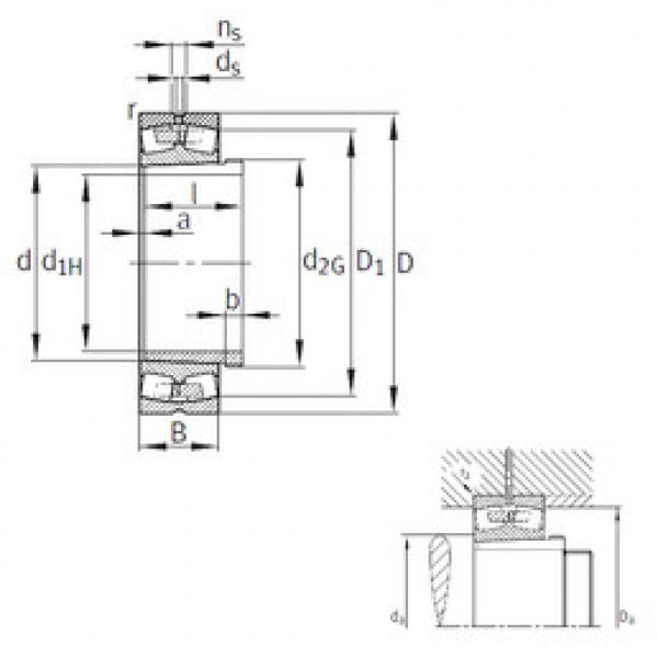 Rodamientos 24088-B-K30-MB+AH24088 FAG #1 image