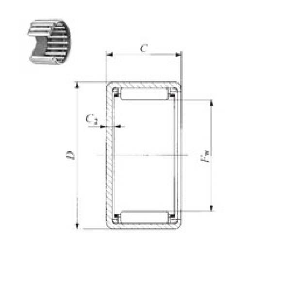 Rodamiento BHAM 1620 IKO #1 image