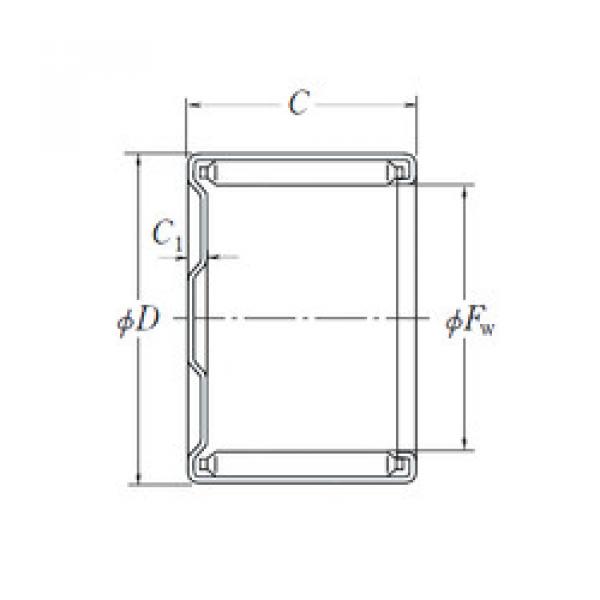 Rodamiento MF-1816 NSK #1 image