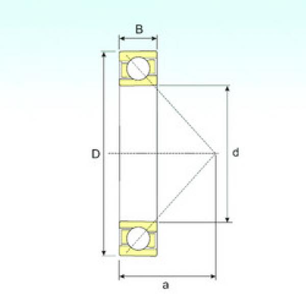 Rodamiento 7204 B ISB #1 image