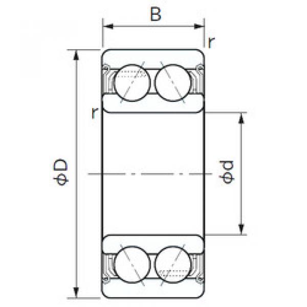 Rodamiento 5208ZZ NACHI #1 image